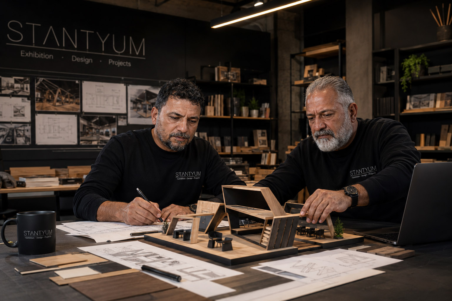 Modern fuar stand uygulaması